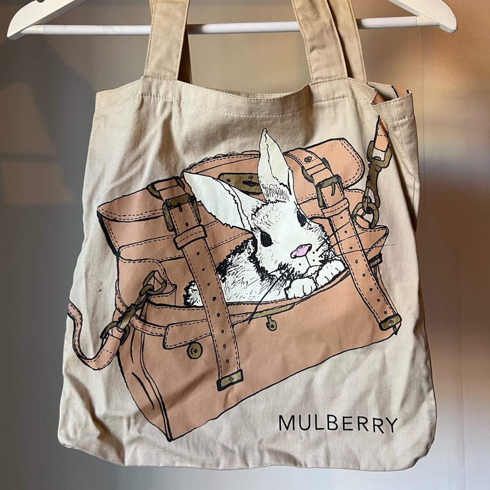 Mulberry rare, limited-edition Bunny Tote Bag.